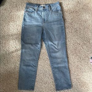 EUC Madewell Perfect Vintage Jeans in Malvern Wash